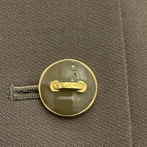 Vintage St. John Collection By Marie Gray Brown Santana Knit Blazer Jacket SZ 6 - Picture 13 of 13